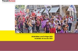 Aktivitäten und Erfolge 2021 Activités et succès 2021 - Travail ...