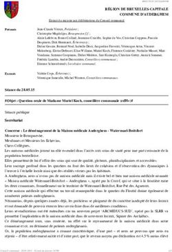 R&Eacute;GION DE BRUXELLES-CAPITALE COMMUNE D'AUDERGHEM - Gemeente Oudergem