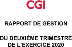RAPPORT DE GESTION DU DEUXIÈME TRIMESTRE DE L'EXERCICE 2020 - CGI.com