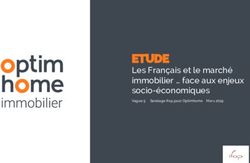 ETUDE Les Français et le marché immobilier face aux enjeux socio-économiques - Vague 5 Sondage Ifop pour Optimhome Mars 2019