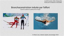 Bronchoconstriction induite par l'effort - Jeudi 04 octobre 2018, Palexpo/GE. Assises de la m&eacute;decine romande#2