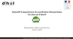 Dispositif d'appartement de coordination thérapeutique "Un chez-soi d'abord" - Organisation, bilan et perspectives Février 2018 - Gouvernement.fr