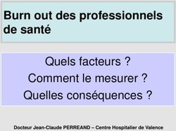 Burn out des professionnels de sant&eacute; - Quels facteurs ? Comment le mesurer ? Quelles cons&eacute;quences ?