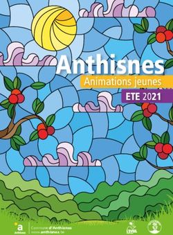 Anthisnes Animations jeunes - ETE 2021 - Commune d'Anthisnes