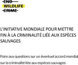 L'INITIATIVE MONDIALE POUR METTRE FIN À LA CRIMINALITÉ LIÉE AUX ESPÈCES SAUVAGES - Foire aux questions sur un éventuel accord mondial sur la ...