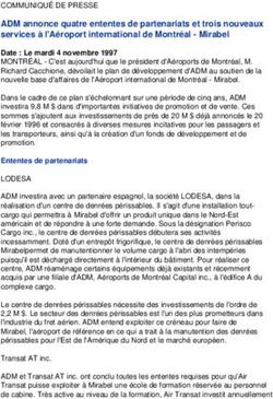 ADM annonce quatre ententes de partenariats et trois nouveaux services &agrave; l'A&eacute;roport international de Montr&eacute;al - Mirabel