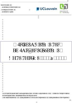 Master en biologie des organismes et écologie Guide du stage 2018-2019 - Masterboe