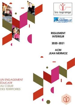 UN ENGAGEMENT ÉDUCATIF AU CŒUR DES TERRITOIRES - REGLEMENT INTERIEUR ACM JEAN MERMOZ 2020-2021 - ACM Jean Mermoz ...