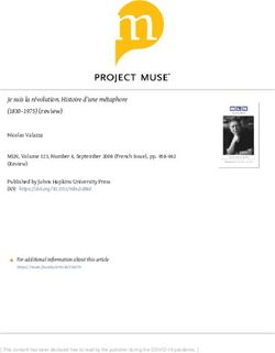 Je suis la r&eacute;volution. Histoire d'une m&eacute;taphore (1830-1975) (review) - Project MUSE