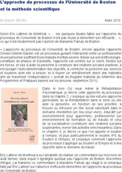 L'approche du processus de l'Université de Boston et la méthode scientifique