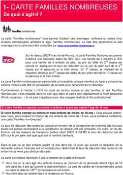 1- CARTE FAMILLES NOMBREUSES - De quoi s'agit-il ? - OUI.sncf