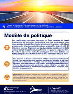 Mod&egrave;le de politique - Trucking HR