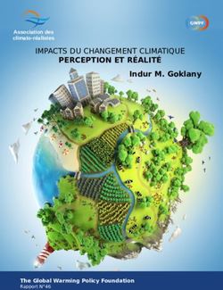 PERCEPTION ET RÉALITÉ - Indur M. Goklany