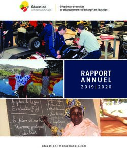 RAPPORT - Coop&eacute;rative de services de d&eacute;veloppement et d'&eacute;changes en &eacute;ducation - &Eacute;ducation Internationale