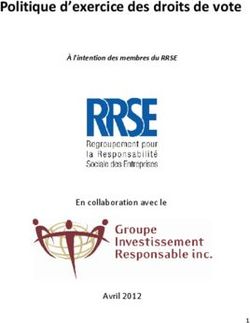 Politique d'exercice des droits de vote - En collaboration avec le Avril 2012 - À l'intention des membres du RRSE