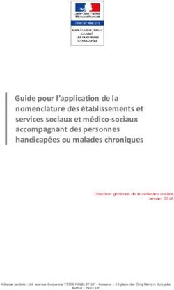 Guide pour l'application de la nomenclature des établissements et services sociaux et médico-sociaux accompagnant des personnes handicapées ou ...
