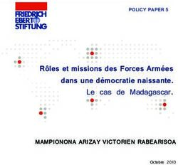 Rôles et missions des Forces Armées dans une démocratie naissante. Le cas de Madagascar - MAMPIONONA ARIZAY VICTORIEN RABEARISOA