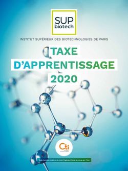 TAXE D'APPRENTISSAGE 2020 - INSTITUT SUPÉRIEUR DES BIOTECHNOLOGIES DE PARIS - Sup'Biotech