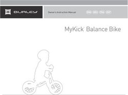 MYKICK BALANCE BIKE OWNER'S INSTRUCTION MANUAL