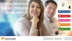 COMMUNICATION SUR LES PROGRÈS - Année 2017 - 2018 -Édition mars 2018 - Amazon S3