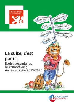 La suite, c'est par ici - Ecoles secondaires à Braunschweig Année scolaire 2019/2020 - Stadt Braunschweig