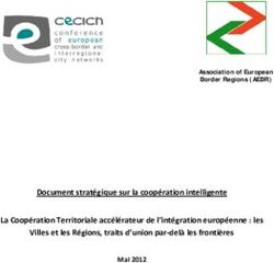Document strat&eacute;gique sur la coop&eacute;ration intelligente La Coop&eacute;ration Territoriale acc&eacute;l&eacute;rateur de l'int&eacute;gration europ&eacute;enne : les Villes et les ...