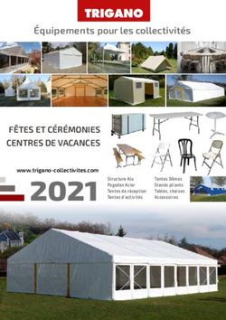 2021 Équipements pour les collectivités