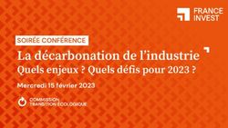 La d&eacute;carbonation de l'industrie - Quels enjeux ? Quels d&eacute;fis pour 2023 ? Mercredi 15 f&eacute;vrier 2023 - France Invest