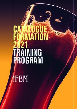 CATALOGUE FORMATION 2021 TRAINING PROGRAM - QUALTECH GROUPE