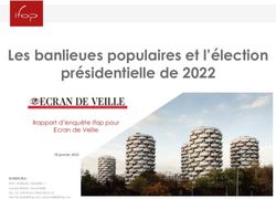 Les banlieues populaires et l'&eacute;lection pr&eacute;sidentielle de 2022