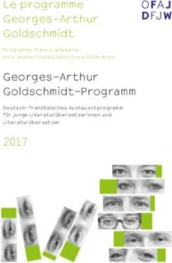 Le programme Georges-Arthur Goldschmidt - Ofaj