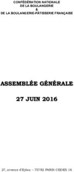 ASSEMBL&Eacute;E G&Eacute;N&Eacute;RALE 27 JUIN 2016 - CONF&Eacute;D&Eacute;RATION NATIONALE DE LA BOULANGERIE DE LA BOULANGERIE-P&Acirc;TISSERIE FRAN&Ccedil;AISE & - Boulangerie.org