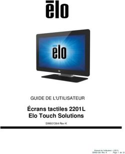 Écrans tactiles 2201L Elo Touch Solutions - GUIDE DE L'UTILISATEUR