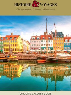 CIRCUITS EXCLUSIFS 2018 - L'Art autrement, l'Histoire diff&eacute;remment - Histoire & Voyages