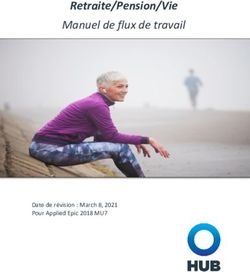 Retraite/Pension/Vie Manuel de flux de travail - Date de révision : March 8, 2021 Pour Applied Epic 2018 MU7 - HUB ...