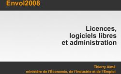 Envol2008 Licences, logiciels libres et administration - Thierry Aimé ministère de l'Économie, de l'Industrie et de l'Emploi - projet PLUME
