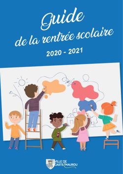 La rentrée 2020 2021 - mairie-castelmaurou.fr