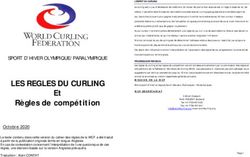 LES REGLES DU CURLING - Et SPORT D'HIVER OLYMPIQUE/PARALYMPIQUE