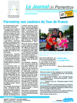 Porrentruy aux couleurs du Tour de France