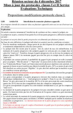 Réunion secteur du 4 décembre 2017 Mises à jour des protocoles classes I et II Service Evaluations Techniques
