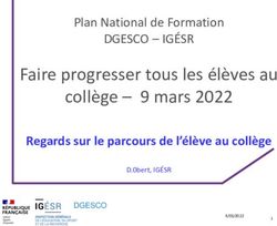 Faire Progresser Tous Les élèves Au Collège - 9 Mars 2022 - DGESCO ...