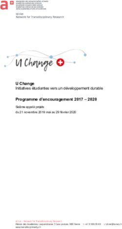 U Change Initiatives étudiantes vers un développement durable - Td-net