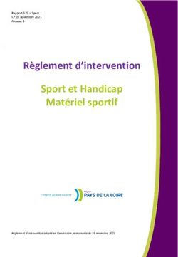 R&egrave;glement d'intervention Sport et Handicap Mat&eacute;riel sportif