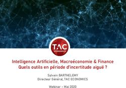 Intelligence Artificielle, Macro&eacute;conomie & Finance Quels outils en p&eacute;riode d'incertitude aigu&euml; ? - Sylvain BARTHELEMY Directeur G&eacute;n&eacute;ral, TAC ...