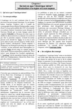Qu'est-ce que l'Am&eacute;rique latine? Introduction &agrave; la r&eacute;gion et &agrave; son espace - Universit&eacute; de ...