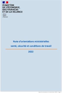 Note d'orientations ministérielles santé, sécurité et conditions de travail 2022
