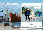 La table d'orientation Tintin et la mer
