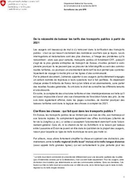 De la nécessité de baisser les tarifs des transports publics à partir de 2021