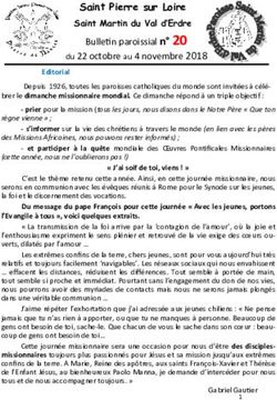Saint Pierre sur Loire Saint Martin du Val d'Erdre Bulle n paroissial n 20 - Paroisse Saint Pierre sur Loire