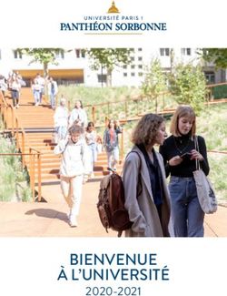 BIENVENUE À L'UNIVERSITÉ - Université Paris 1 Panthéon-Sorbonne